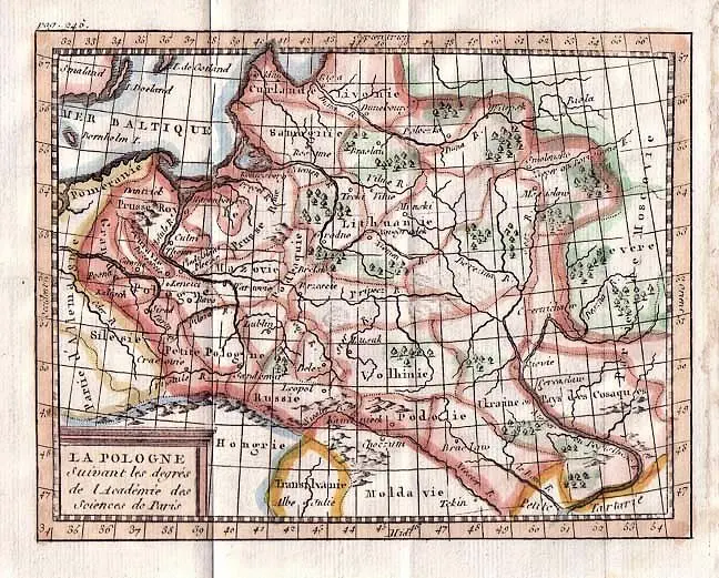 LA POLOGNE Suivant les degrés de l
