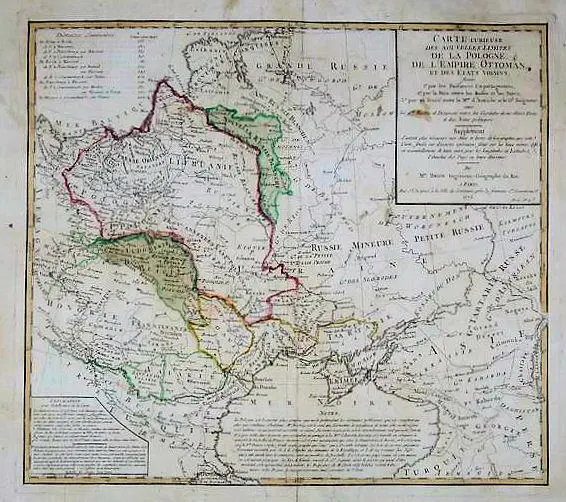Carte...de la Pologne...