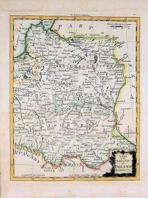 A MAP of the Eastern Part of POLAND.