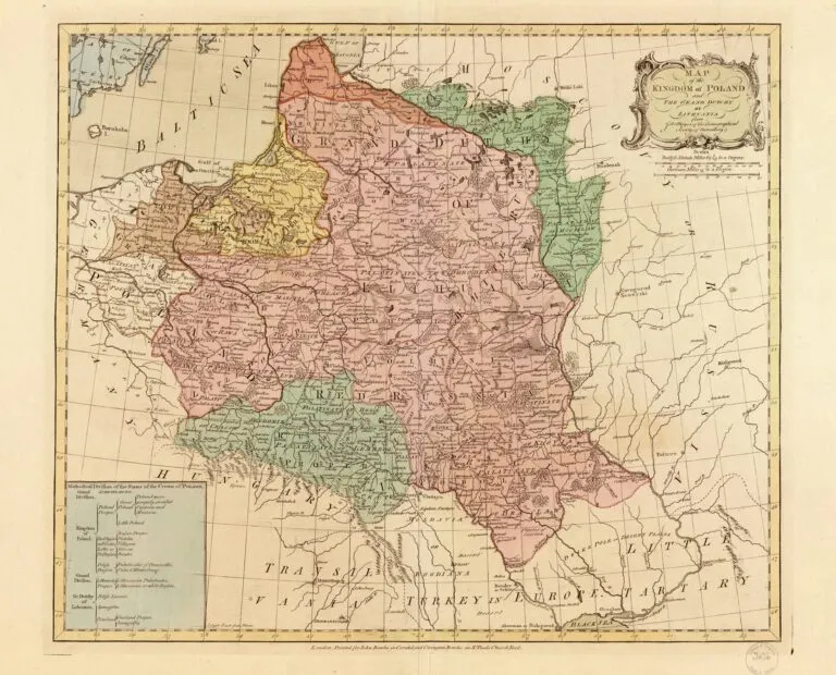 Map of the Kingdom of Poland and the Grand Dutchy of Lithuania..,