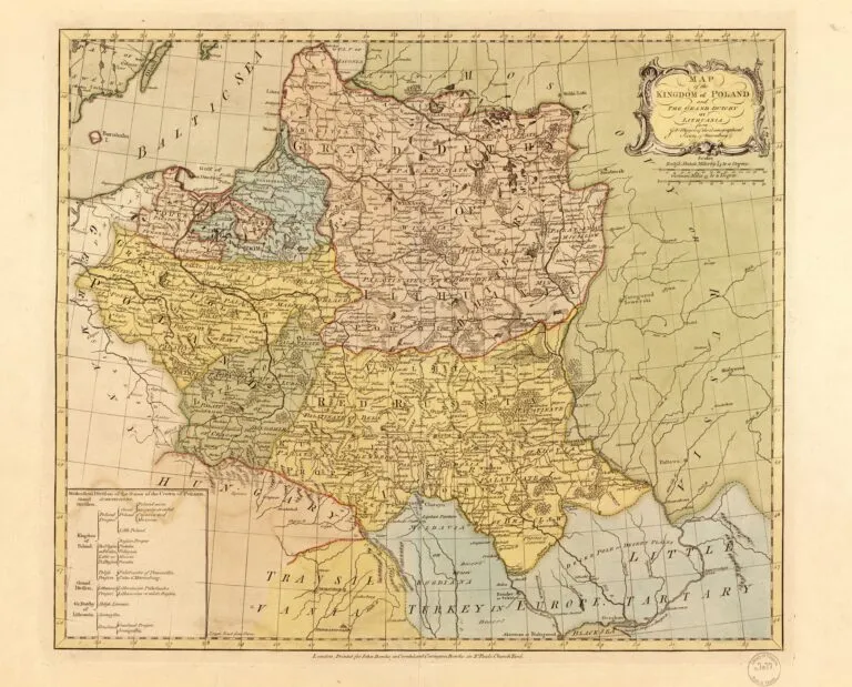 Map of the Kingdom of Poland and the Grand Dutchy of Lithuania..,