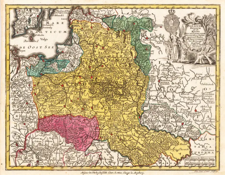 Poloniæ Regnum ut et Magni Ducat. Lithuaniæ Accuratiss..,