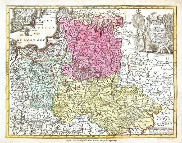 Poloniæ Regnum ut et Magni Ducat. Lithuaniæ Accuratiss..,
