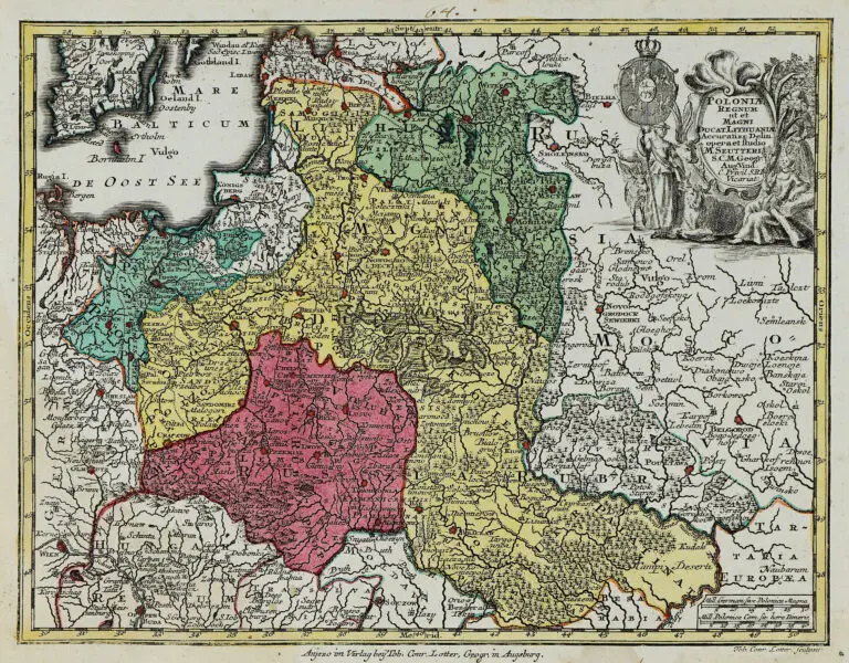 Poloniæ Regnum ut et Magni Ducat. Lithuaniæ Accuratiss..,