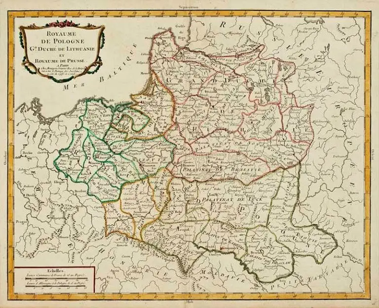 Royaume de Pologne, Gd. Duché de Lithuanie et Royaume de Prusse, a Paris,
