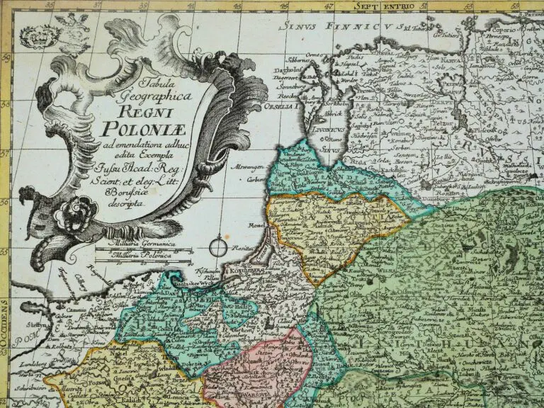 Tabula Geographica REGNI POLONIÆ ad emendatiora...,
