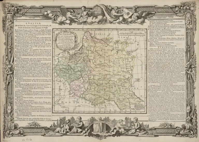Etats de Pologne et de Lithuanie...avec Roiaume de Prusse, et le duché de Curlande,