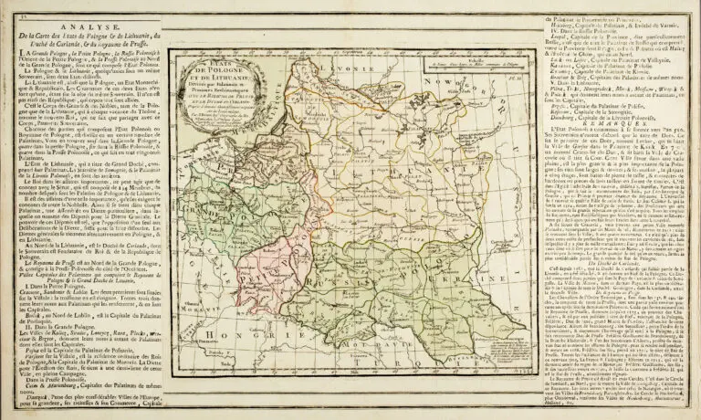 Etats de Pologne et de Lithuanie...avec Roiaume de Prusse, et le duché de Curlande,