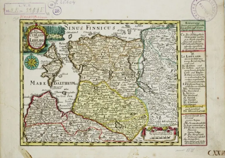 Hertzogthümer Curland und Liefland ...