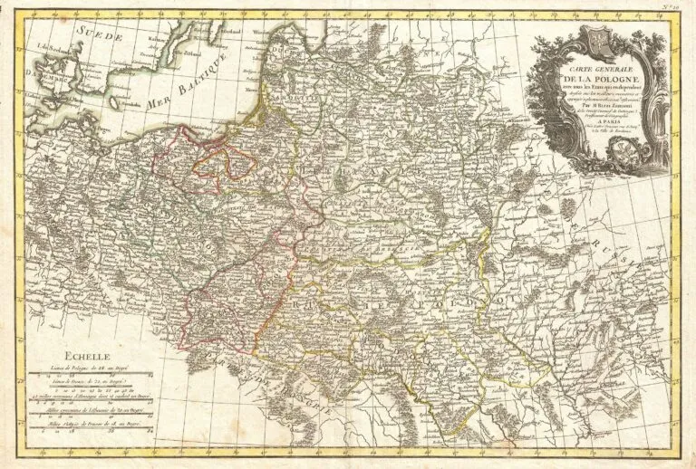 CARTE GENERALE DE LA POLOGNE..,