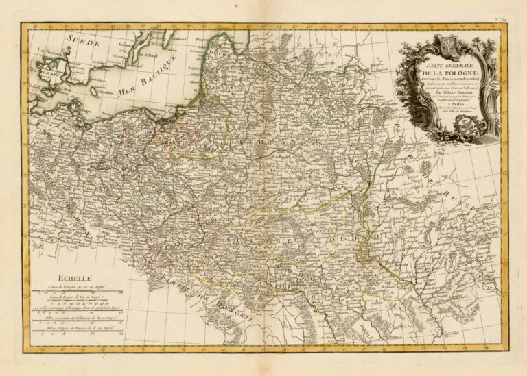CARTE GENERALE DE LA POLOGNE..,