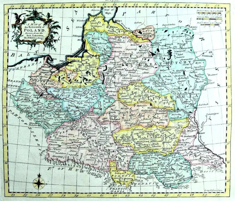 A Map of the Kingdom of Poland, Drawn from the Best Authorities,