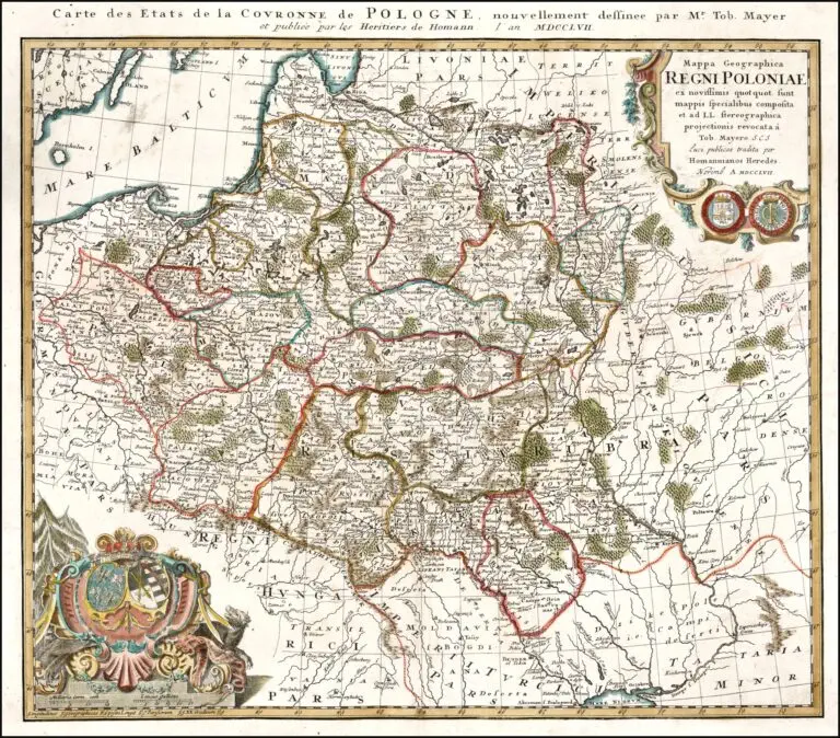 Mappa geographica Regni Poloniӕ,