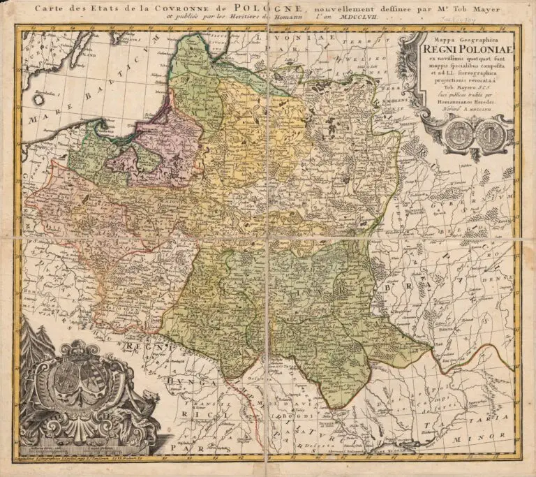Mappa geographica Regni Poloniӕ,