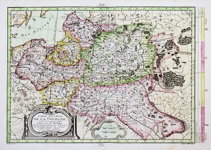 Carte nouvelle de la Pologne,