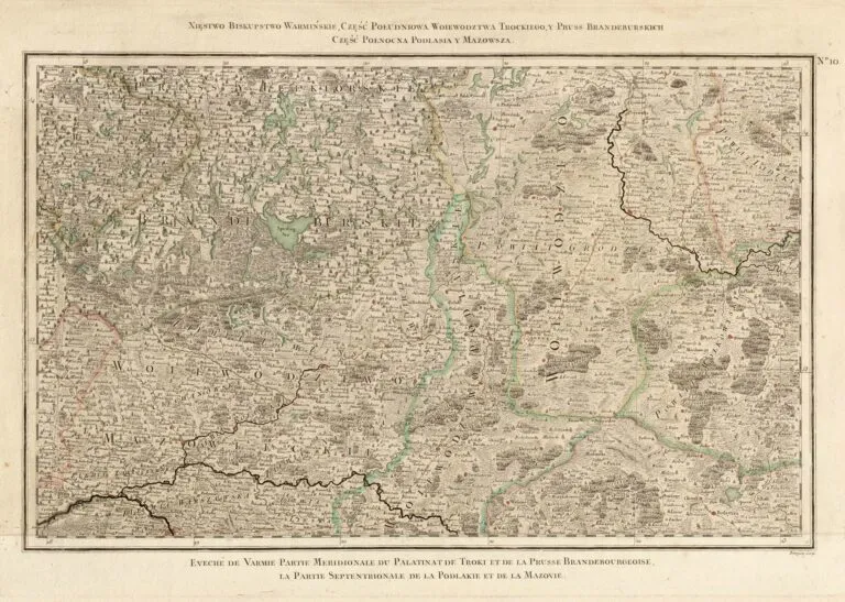 Carte de la Pologne: Divisée par provinces et palatinats et subdivisée par districts...