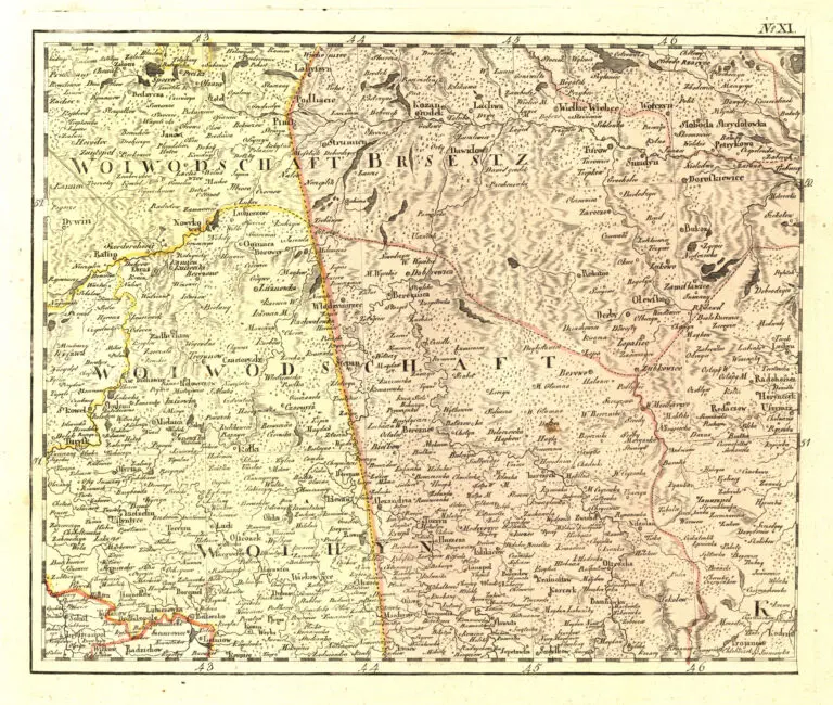 Karte von Polen und den angränzenden Provinzen, in XVI Blattern, nach des H. O. C. Büsching Erdbeschreibung u. den besten Hülfsmitteln entworfen / von D. F. Sotzmann,