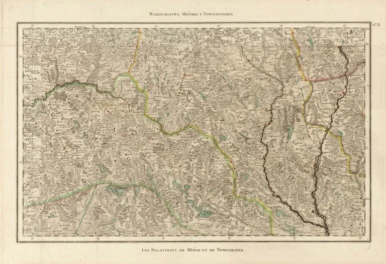 Carte de la Pologne: Divisée par provinces et palatinats et subdivisée par districts...