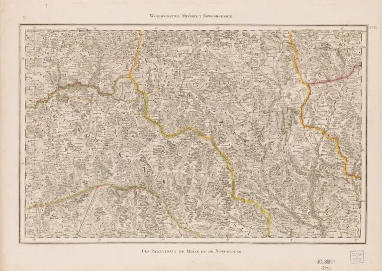 Carte de la Pologne: Divisée par provinces et palatinats et subdivisée par districts...