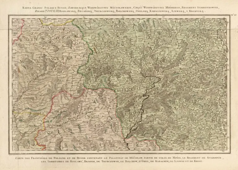 Carte de la Pologne: Divisée par provinces et palatinats et subdivisée par districts...