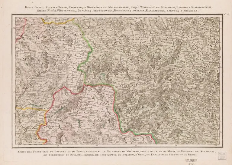 Carte de la Pologne: Divisée par provinces et palatinats et subdivisée par districts...