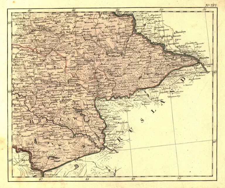 Karte von Polen und den angränzenden Provinzen, in XVI Blattern, nach des H. O. C. Büsching Erdbeschreibung u. den besten Hülfsmitteln entworfen / von D. F. Sotzmann,