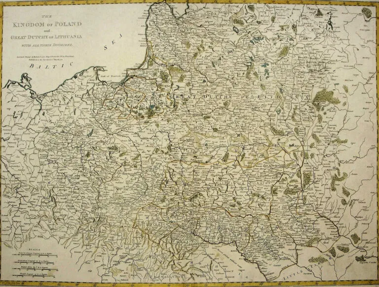 The Kingdom of Poland and Great Dutchy of Lithuania, with all their Divisions,