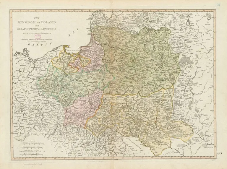 The Kingdom of Poland and Great Dutchy of Lithuania, with all their Divisions,