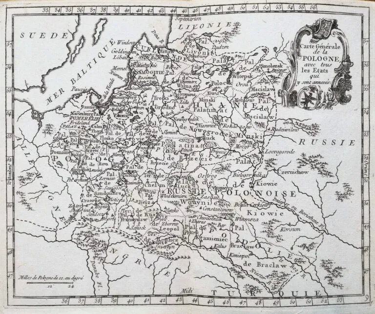 Carte générale de la POLOGNE..,