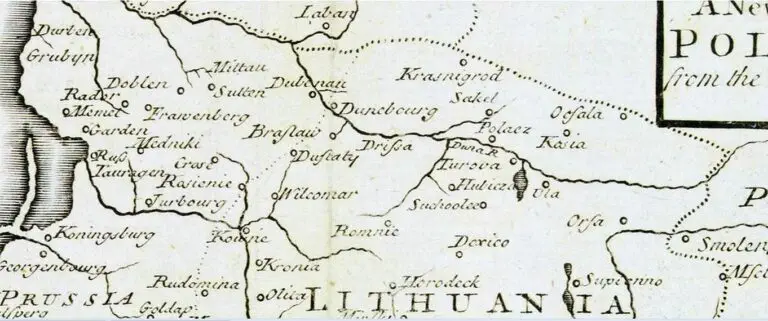 A New Map of POLAND from the lateft Obfer.,