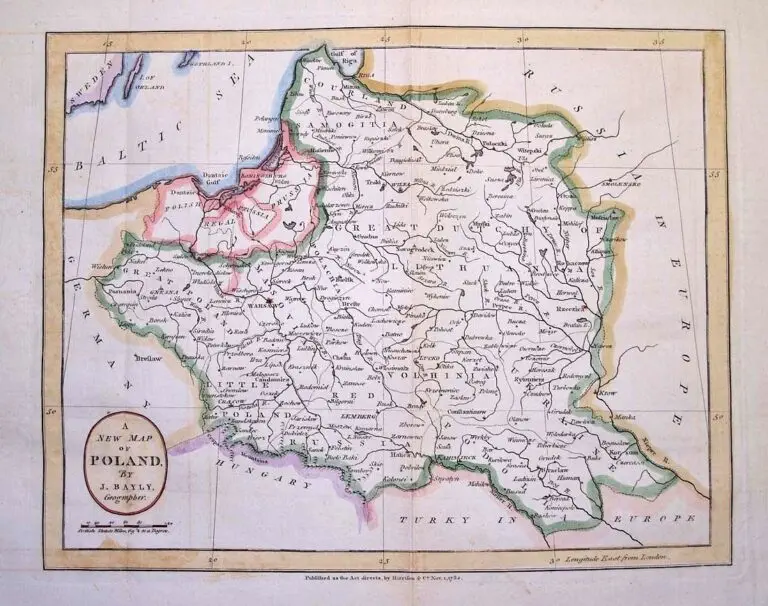 A NEW MAP OF POLAND,