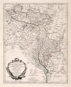 Carte de la LITHUANIE RUSSIENNE...
