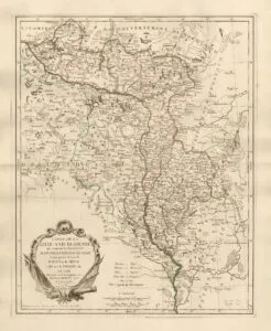 Carte de la LITHUANIE RUSSIENNE...