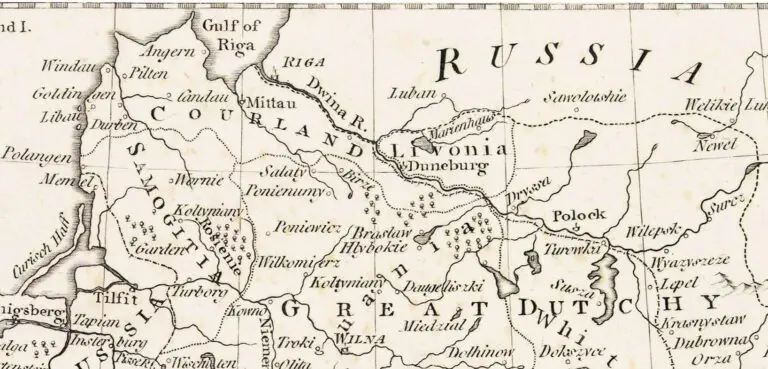 POLAND shewing the Claims of AUSTRIA, RUSSIA & PRUSSIA,