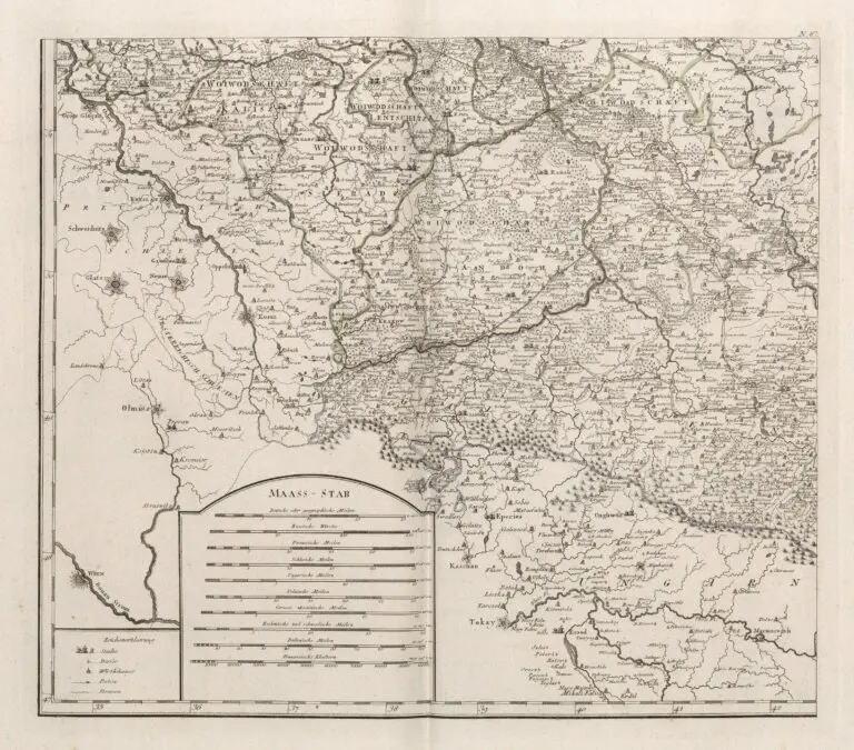 Generalkarte von Polen, Litauen, und den Angraenzenden Landern,