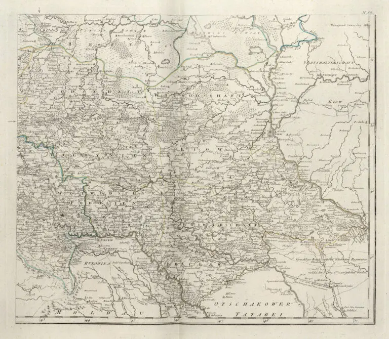 Generalkarte von Polen, Litauen, und den Angraenzenden Landern,