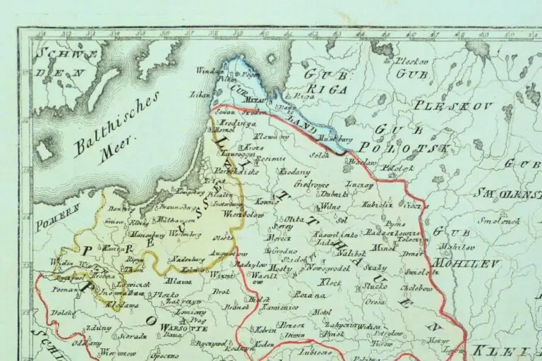 General Karte von der Königlichen Republik Polen mit den verwandten Landernund dem Konigreiche PREUSSEN, Nro. 34,