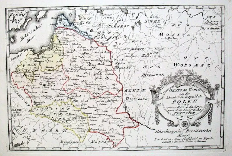 General Karte von der Königlichen Republik Polen mit den verwandten Landernund dem Konigreiche PREUSSEN, Nro. 34,