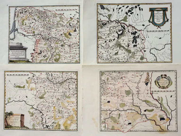 Des Großherzogthums Litauen, ostsüdlicher Nro. 47, 48, 49, 50,