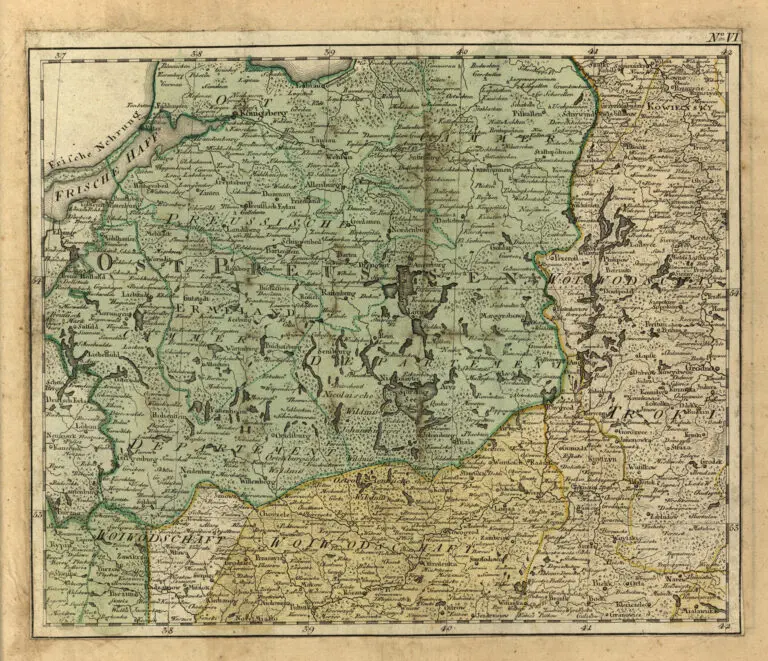 Karte von Polen und den angränzenden Provinzen, in XVI Blattern, nach des H. O. C. Büsching Erdbeschreibung u. den besten Hülfsmitteln entworfen / von D. F. Sotzmann,