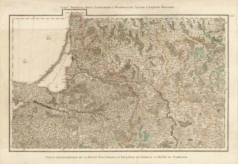 Carte de la Pologne: Divisée par provinces et palatinats et subdivisée par districts...
