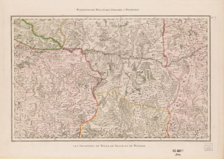Carte de la Pologne: Divisée par provinces et palatinats et subdivisée par districts...