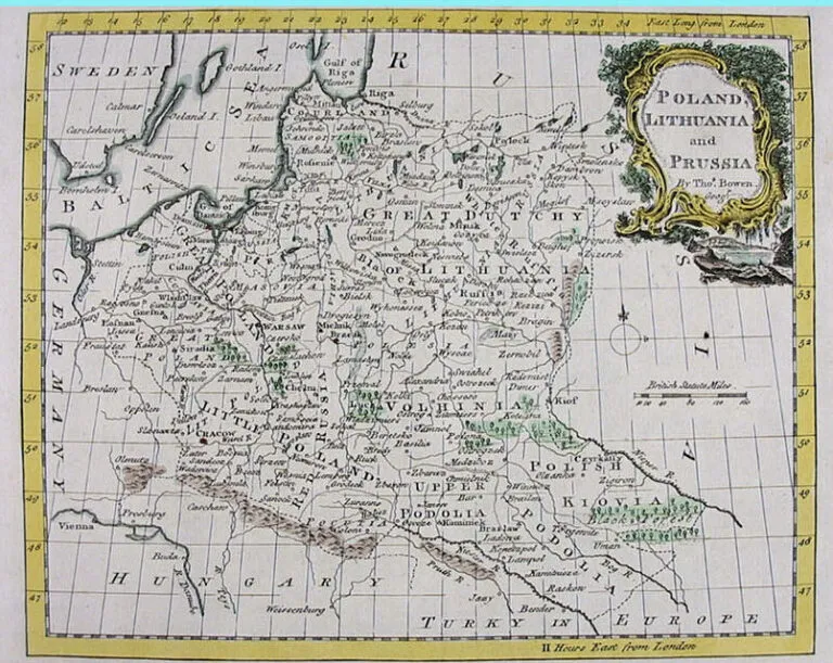 POLAND, LITHUANIA and PRUSSIA.