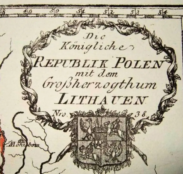 Die Königliche Republik Polen mit dem Grossherzogthum Lithauen, Nr. 38,