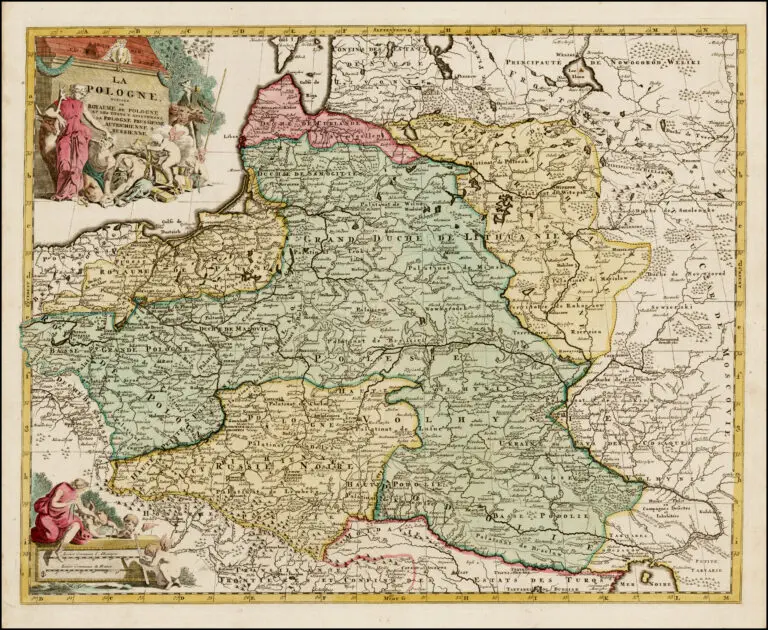 La Pologne. Divisee en Royaume de Pologne et les etats y partenans La Pologne, Prussienne, Autrichienne & Russienne,
