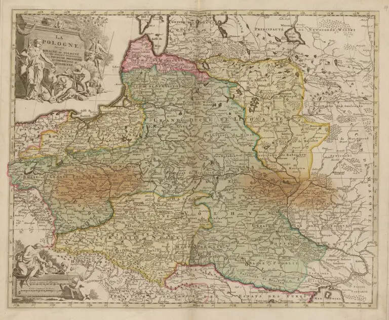 La Pologne. Divisee en Royaume de Pologne et les etats y partenans La Pologne, Prussienne, Autrichienne & Russienne,