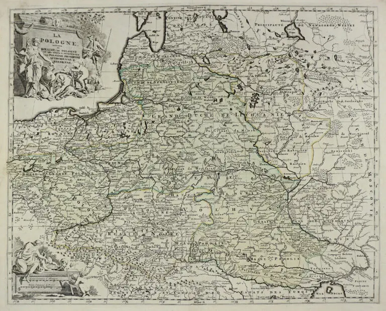 La Pologne. Divisee en Royaume de Pologne et les etats y partenans La Pologne, Prussienne, Autrichienne & Russienne,