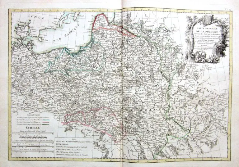 CARTE GENERALE DE LA POLOGNE.,