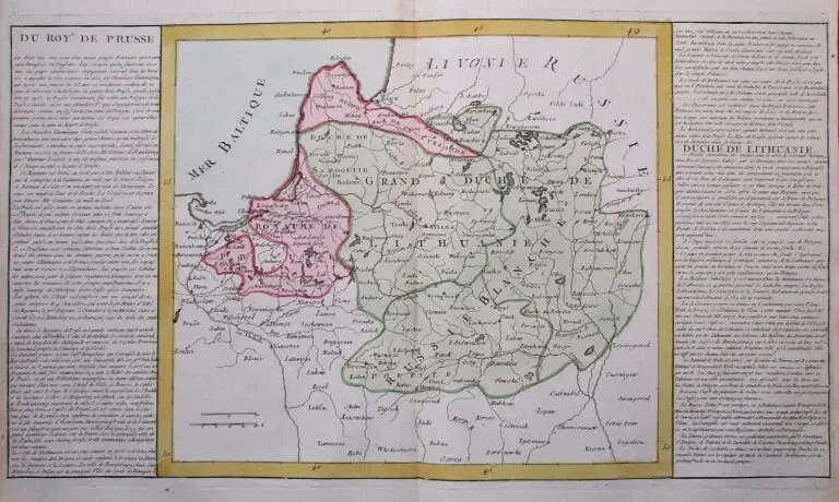 Du Roy de Prusse - Duche de Lithuanie,