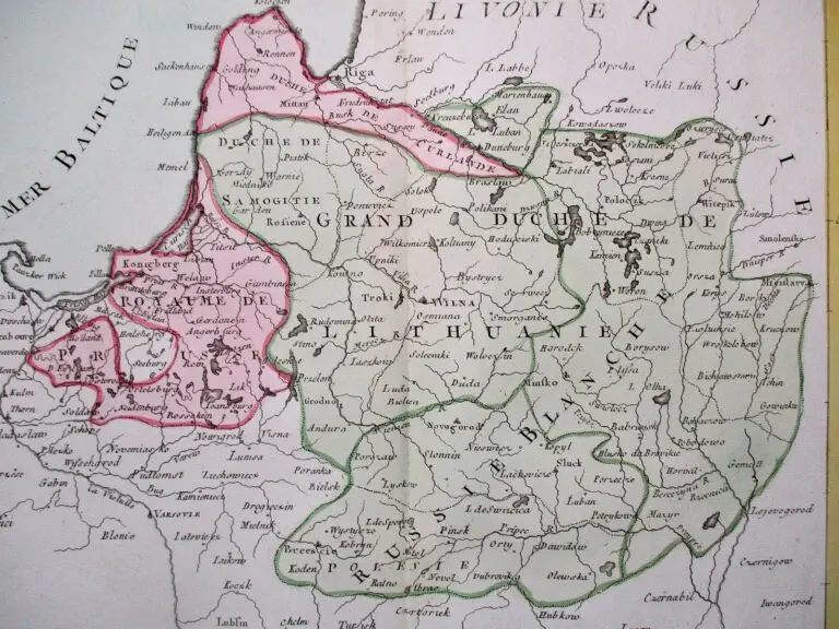 Du Roy de Prusse - Duche de Lithuanie,